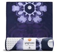 Manduka Yogitoes - Toalla de Yoga Antideslizante y de Secado rápido para Yoga Caliente con Puntos de Agarre Inferior de Goma, 180 cm de Largo, Delgada y Ligera