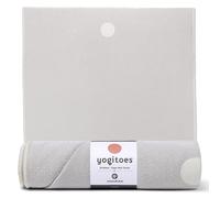Manduka Yogitoes - Toalla de Yoga Antideslizante y de Secado rápido para Yoga Caliente con Puntos de Agarre Inferior de Goma, 180 cm de Largo, Delgada y Ligera