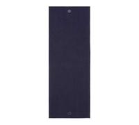 Manduka Yogitoes - Toalla de Yoga con Puntos de Agarre de Goma, Parte Inferior Antideslizante, Toalla de Fitness de Secado rápido para Yoga Caliente, Pilates, Ejercicio, 79 Pulgadas, Medianoche