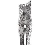 Mandy Mystery lingerie Ropa interior pequeño/grande Catsuit asimétrica