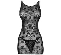 Mandy Mystery Lingerie Vestido de lencería con diseño de encaje, talla pequeña/grande