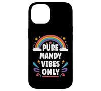 Mandy Vibes Only Cute Retro Girls Mandy Name Carcasa para iPhone 14