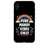 Mandy Vibes Only Cute Retro Girls Mandy Name Carcasa para iPhone XS MAX