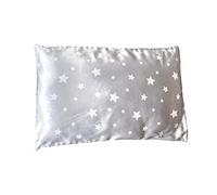 Mane by TIM & TAM - Funda de almohada de satén para niño (estrellas grises)