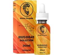 Mane Regain - RU58841 Solución al 5% (50 mg/ml) - Tratamiento avanzado para la pérdida de cabello - Tónico para el cabello anti-andrógeno - Promueve el crecimiento del cabello y previene la calvicie