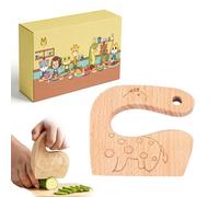 MaNeaz 1 PCS Jirafa De Rana Cuchillo De Madera Para Formas Bonitas Cuchillos De Cocina Utensilios Cocina Facas Cortar Para Cortar Y Cocinar Frutas O Verduras（Apto para mayores de 14 años）