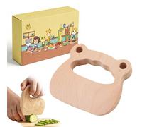 MaNeaz 1 PCS Patrón De Rana Cuchillo De Madera Para Formas Bonitas Cuchillos De Cocina Utensilios Cocina Facas Cortar Para Cortar Y Cocinar Frutas O Verduras（Apto para mayores de 14 años）