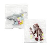 MaNeaz 2 PCS brainrot italiano Italian Brainrot Squeeze Juguete Fidget Toys Anti Stress Regalos Para Niños Adultos Aliviar La Ansiedad Fiesta（Tung Tung Tung Sahur+Tralalero Tralala）