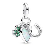 MaNeaz En Forma De Herradura Trébol De Cuatro Hojas Charm Pulseras Pulsera De Eslabones Calados Día De San Valentín Regalos Adecuados Para Mujeres En Tu Vida Trae Buena Suerte