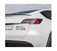 MaNeaz Pegatinas UV Pegatinas divertidas para el coche | "DRIVE FOR THE CLIMATE,NOT FOR ELON" | Auto Sticker Apto para todos los coches 11 x 4,3 cm(negro)