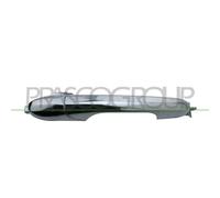 Manija exterior delantera derecha cromada sin orificio de punto Fiat 500- (Añ...