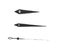 Manecillas de reloj, Juego de manecillas reloj Multicolor, varios tamaños, aptos for movimiento NH35 NH36 7S26 7S36 4R35 4R36(Black 12.5-12-8)