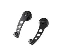 Manecillas elevalunas Manija de elevalunas manual de aleación de aluminio negro de 2 piezas para VW para Beetle 1968-1979.