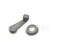 Manecillas elevalunas Manivela para elevalunas de coche, manija de conexión para ventana de coche, palanca de manivela de puerta, color, universal, 2 manivelas(Gray)