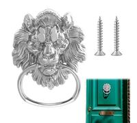 Manejar Llamador De La Puerta Principal Manijas De Puertas Antiguas Tiradores De Cajón Retro Aldaba De Cabeza De León Cajón Antiguo Gabinete Retro Aleación De Zinc Puerta De Madera