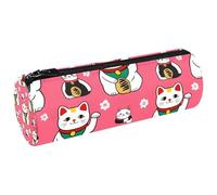 Maneki Neko - Estuche para lápices, monedero, cosméticos, maquillaje, papelería, escuela, oficina, almacenamiento