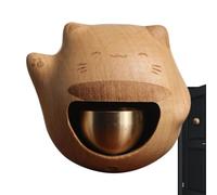 Maneki Neko Timbre de puerta, lindo timbre de gato para casa, timbre de gato Feng Shui, timbre de gato que suena para la suerte, timbre tradicional Maneki Neko, timbre temático de gato, timbre chino
