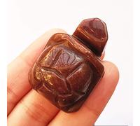 Manekieko Cristal De Tortuga De Cuarzo De Fresa Natural Y Piedra De CuraciónEscultura De Animal Tallada A Mano De 35 Mm Para Recoger Cristal De Curación Geomántica