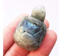 Manekieko Cristal Natural De Tortuga De Luz De Luna Y Piedra De CuraciónEscultura De Animal Tallada A Mano De 35 Mm Para Recoger Cristal De Curación Geomántica