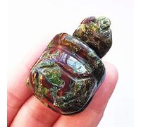 Manekieko Cristal Natural De Tortuga Jaspe De Sangre De Dragón Y Piedra De CuraciónEscultura De Animal Tallada A Mano De 35 Mm para Recoger Cristal De Curación Geomántica