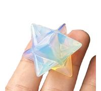 Manekieko Opalit Merkaba Cristallschutz Energía De Meditación Sagrada Chakra Sanador1 Pulgada Cristal De Estrellas Hexagonal Und Piedra Sanatoria