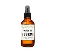 Manelya - Aceite de hormigas orgánico con aplicador de aerosol - 100 ml - frasco de vidrio ámbar.