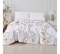 MANEMI Edredon Estampado con Relleno de Fibra para Cama 135CM, Invierno 220 x 240cm, Tejido Suave y 100% Poliéster