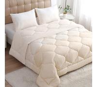MANEMI - Edredon Estampado con Relleno de Fibra para Cama 135CM, Invierno 230 x 240cm, Tejido Suave y 100% Poliéster