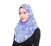 Manera de Paños Para Sombrero Cubierta Interior Musulmana Pañuelo Completo Islámico Islámico Bufanda Azul Paño de Cocina, morado, Talla única