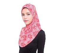 Manera de Paños Para Sombrero Cubierta Interior Musulmana Pañuelo Completo Islámico Islámico Bufanda Azul Paño de Cocina, Rosa intenso., Talla única