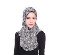 Manera de Paños Para Sombrero Cubierta Interior Musulmana Pañuelo Completo Islámico Islámico Bufanda Azul Paño de Cocina, marrón, Talla única