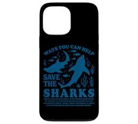 Maneras de Ayudar a Salvar a los Tiburones Carcasa para iPhone 13 Pro MAX