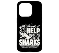 Maneras en Que Puede Ayudar a Salvar a los Tiburones difundir la Conciencia sobre los Tiburones Carcasa para iPhone 15 Pro