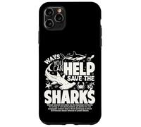 Maneras en Que Puede Ayudar a Salvar a los Tiburones difundir la Conciencia sobre los Tiburones Carcasa para iPhone 11 Pro MAX