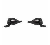 Maneta de cambio de bicicleta de montaña P2R indexada rápida push-pull 3x8v. (