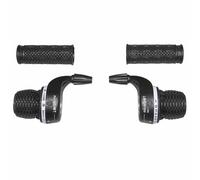 Maneta de cambio para bicicleta de montaña P2R indexada tipo Gripshift de 7 vel