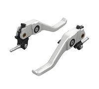 Maneta de Embrague Freno Corta para BMW R1250GS 2018-2023 R1250GSA 2018-2024 R1200GS 2013-2018 R 1200 GSA 2014-2018 palancas de Freno y Embrague(Prata)