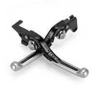 Maneta de Freno de Embrague Plegable para Motocicleta, Ajustable 360°, antichoque, de Aluminio CNC, Compatible con Scrambler Desert SLED 800 2019-2021(Plata)