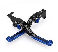 Maneta de Freno y Embrague Plegable para Motocicleta, Ajustable 360°, antichoque, de Aluminio CNC, Compatible con X-11 1999-2002(Azul)