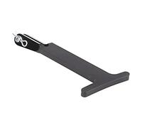 Maneta de liberación capó aluminio, tirador compatible con R32 MK4 2004, acabado duradero - Mayor protección, aluminio aeronáutico, ajuste perfecto para mantenimiento seguro (negro)