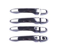 Maneta De Puerta Corredera Exterior Para Fiat Para 500X SUV 2016-2020 2021 2022 2023 Cubierta Cromada Manija Puerta Lateral Exterior Embellecedor Manija Tapa Bisel Para Smart Sin Llave Manija de puert