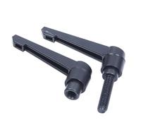 Maneta de sujeción, Manija de bloqueo ajustable M6 M8 M10 M12 Perilla de rosca macho externa de aleación de aluminio(1pcs,M8x40mm(Type B))