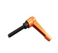 Maneta de sujeción, Manija de palanca de sujeción for tornillo de M4-M10, bloqueo de perno, perilla de rosca macho externa, Multicolor(Orange,Screws M8x50)