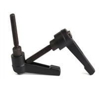Maneta de sujeción roscada, Palanca de sujeción Manija bloqueo ajustable Perilla rosca macho externa M4-M16(Screw M6x50mm)