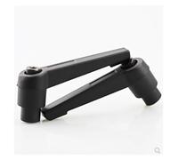 Maneta de sujeción roscada, Palanca de sujeción Perilla mango hilo femenino ajustable, color negro, for roscas M4-M16(Nut M14)