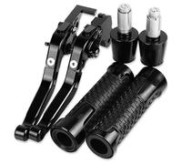 Maneta Embrague Freno Moto Para FZ6N 2004 2005 2006 2007 2008 2009 2010 Frenos Motocicleta Barra Amarre Palancas De Embrague De Freno Manillar Extremos De Empuñaduras(O)