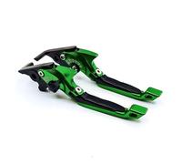 Maneta Embrague Freno Moto para Kawasaki para Ninja para 300R para Z300 Piezas Motocicleta Juego Palancas Freno 3D Palancas Manija Ajustables Plegables(GRBGR B)