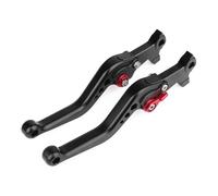 Maneta Embrague Freno Moto para Piaggio para GILERA para Nexus 500 para Carnaby 125/200/250 para para Izquierdo Derecho Palancas Freno Manijas Control Motocicleta(Black)
