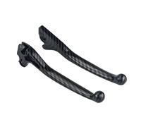 Maneta Embrague Freno Moto para Vespa para Sprint para Primavera S LX para LXV para VXL 50 150 Palancas Embrague Freno Motocicleta Izquierda Derecha Juegos Palancas Aluminio(Carbon)