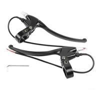 Maneta Freno Bicicleta Aleación Aluminio 22mm para palanca Freno Bici para triciclo Agua Ergonómica Negro Clásico para fácil Instalación (F)